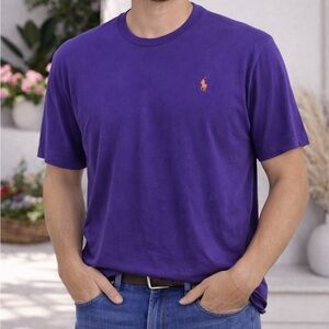 Polo by Ralph Lauren Men's Purple Tee